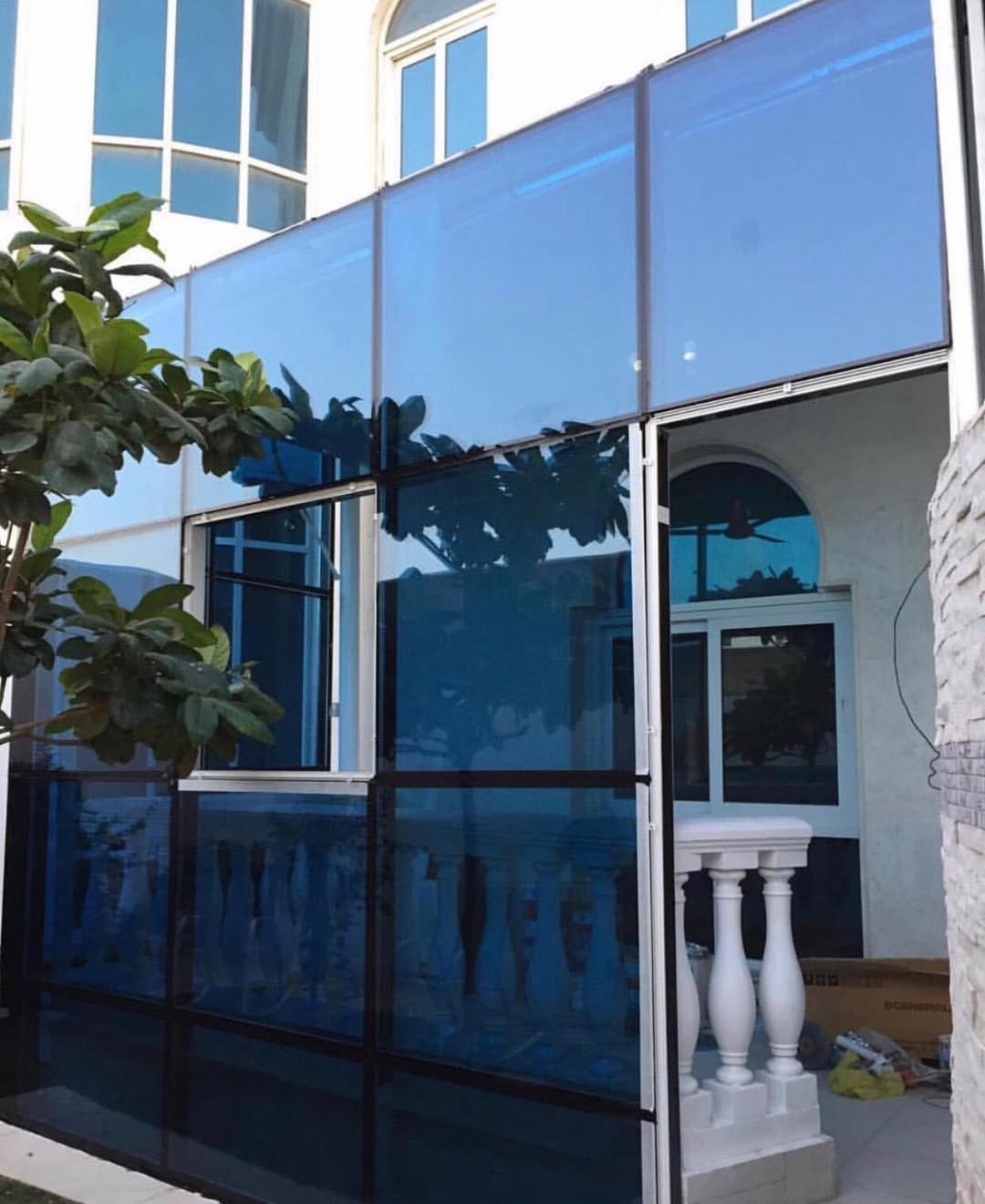 Aluminium Curtain Wall System UAE Modern Design