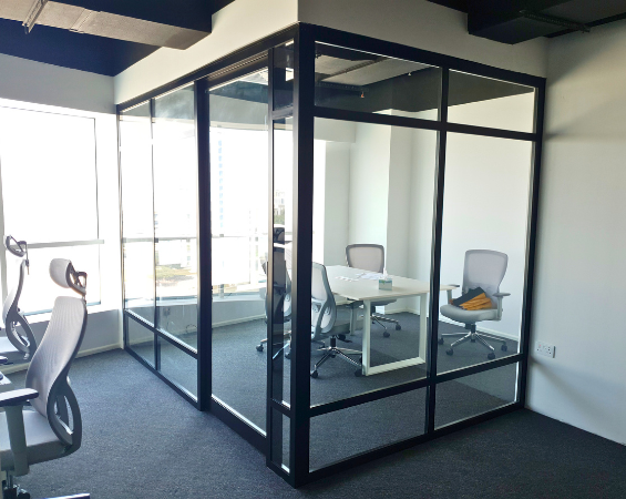 Glass Cabin Meeting Room Dubai Commercial