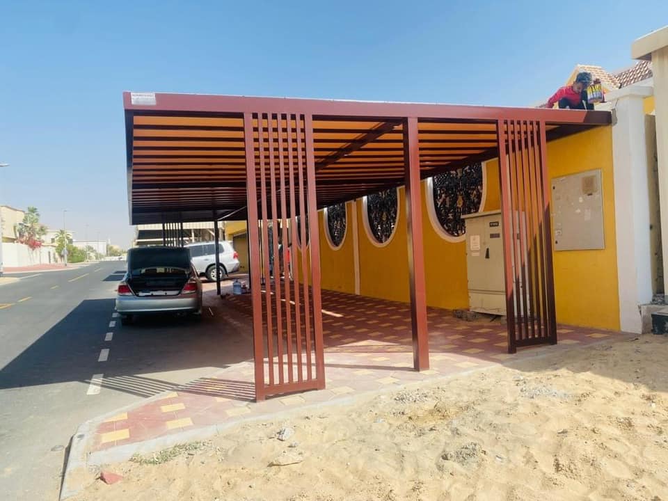 Aluminium Pergola Dubai Luxury Villa