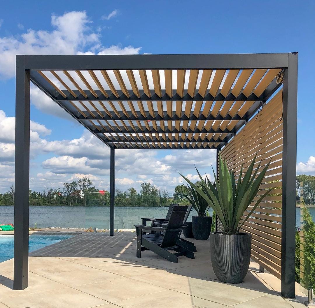Dubai Garden Pergola Aluminium Structure